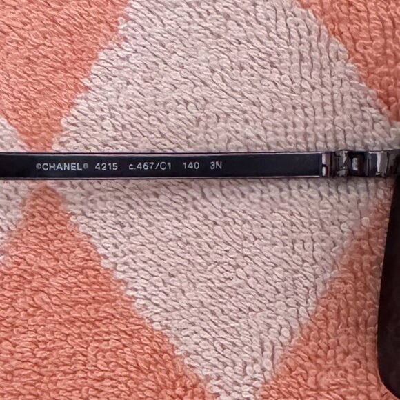 CHANEL CH4215 c.467/C1 QUILTED MIRRORED CROSSHATCH RUNWAY sunglasses EUC - Picture 14 of 16